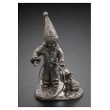 Signed Michael Ricker Pewter Clown Figurine
