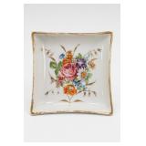 Limoges Porcelain Floral Trinket Dish