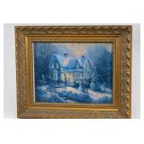 Thomas Kinkade Blessings of Christmas Framed