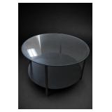 IKEA VITTSJO Round Glass Coffee Table 31-Inch