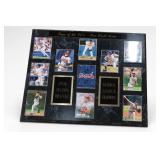 Fleer Atlanta Braves Baseball Card Display