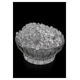 Mikasa Rainier Cut Crystal Bowl w Crystals