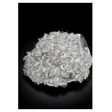 Chandelier Crystal Glass Prisms on Shell Bowl