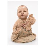 Vintage Composite Baby Doll Creepy