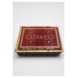 Bell Chemical Co. Air Mail Stamp Box With Stamps