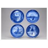 Royal Copenhagen Greenland Scenery, 4 Plates