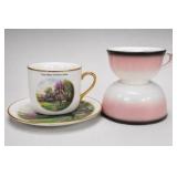 Thomas Kinkade & Hazel Atlas Cup Bowl Set