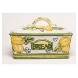 Vintage Ceramic Hand-Painted Bread Box