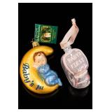 Old World Christmas Dreamtime Baby Ornaments 2007
