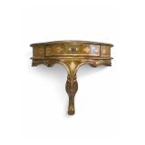 Italian Florentine Wooden Wall Console With