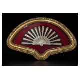 Antique Style Framed Hand Fan