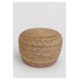 Jaipur Living Saba 12" Jute Pouf Ottoman