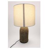 Coastal Woven Seagrass Table Lamp With Shade