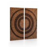 Uttermost Lanciano Wood Wall Art Set of 2