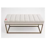 Darius KD Fabric Bench, Upholstered