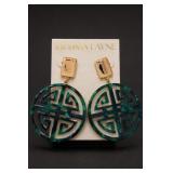 Gemma Layne GLEA2061GRN Green Earrings