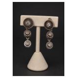 Judith Ripka Sterling Silver Drop Earrings