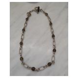 Judith Ripka Sterling Silver Beaded Necklace