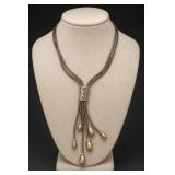 Brighton Multi-Strand Tassel Necklace