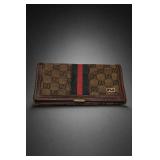 Gucci GG Supreme Monogram Continental Wallet