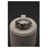 Sterling Silver Frog Ring, Size 6