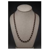 Sterling Silver Garnet Necklace