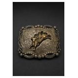 Western Rodeo Cowboy Belt Money Clip
