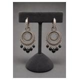 Judith Ripka Sterling Silver Dangle Earrings