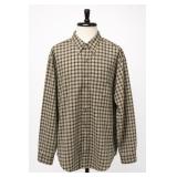 Bugle Boy Company 100% Cotton Plaid Shirt, M