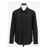 Authentic Stamp 10 Cotton Striped Shirt Size L