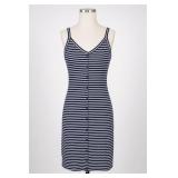 Love Culture Striped Sleeveless Dress