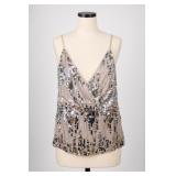 Venus Sequined Camisole Top, Size M