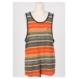 Vans Striped Tank Romper, Size M