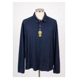 PGA Tour Long Sleeve Polo Shirt UPF 50 Size M