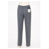 Haggar HC10157 Dress Pants 32W x 34L Htr Grey