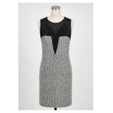 XTAREN Black & White Sleeveless Dress