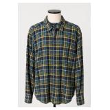 Nautica Slim Fit Plaid Shirt XXL 100% Cotton