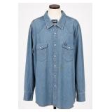 Steven Land 100% Cotton Long Sleeve Shirt 18 1/2