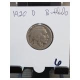 1920-D Buffalo Nickel