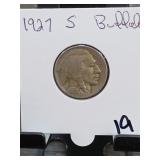 1927-S Buffalo Nickel