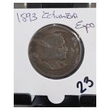 1893 Columbian Expo Silver Half Dollar