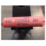 50-Coin Wheat Penny Roll