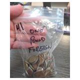 One Pound Mixed World Coins