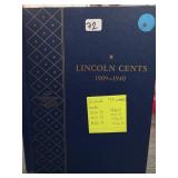 73 Lincoln Cents, 1909-1940 Whitman Album
