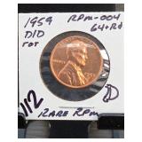 1959-D/D Lincoln Memorial Cent