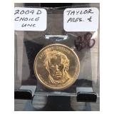 2009-D Presidential Dollar, Choice UNC