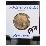 1951-D/D Lincoln Wheat Cent
