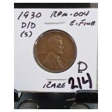 1949-D/D Lincoln Wheat Cent