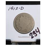 1912-S Indian Head Cent