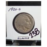 1880 Morgan Dollar, Abt UNC, Silver